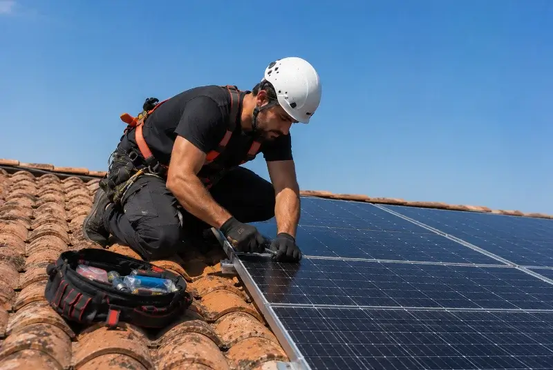 Maintenance et monitoring de panneaux solaires à Saint-Mesmin